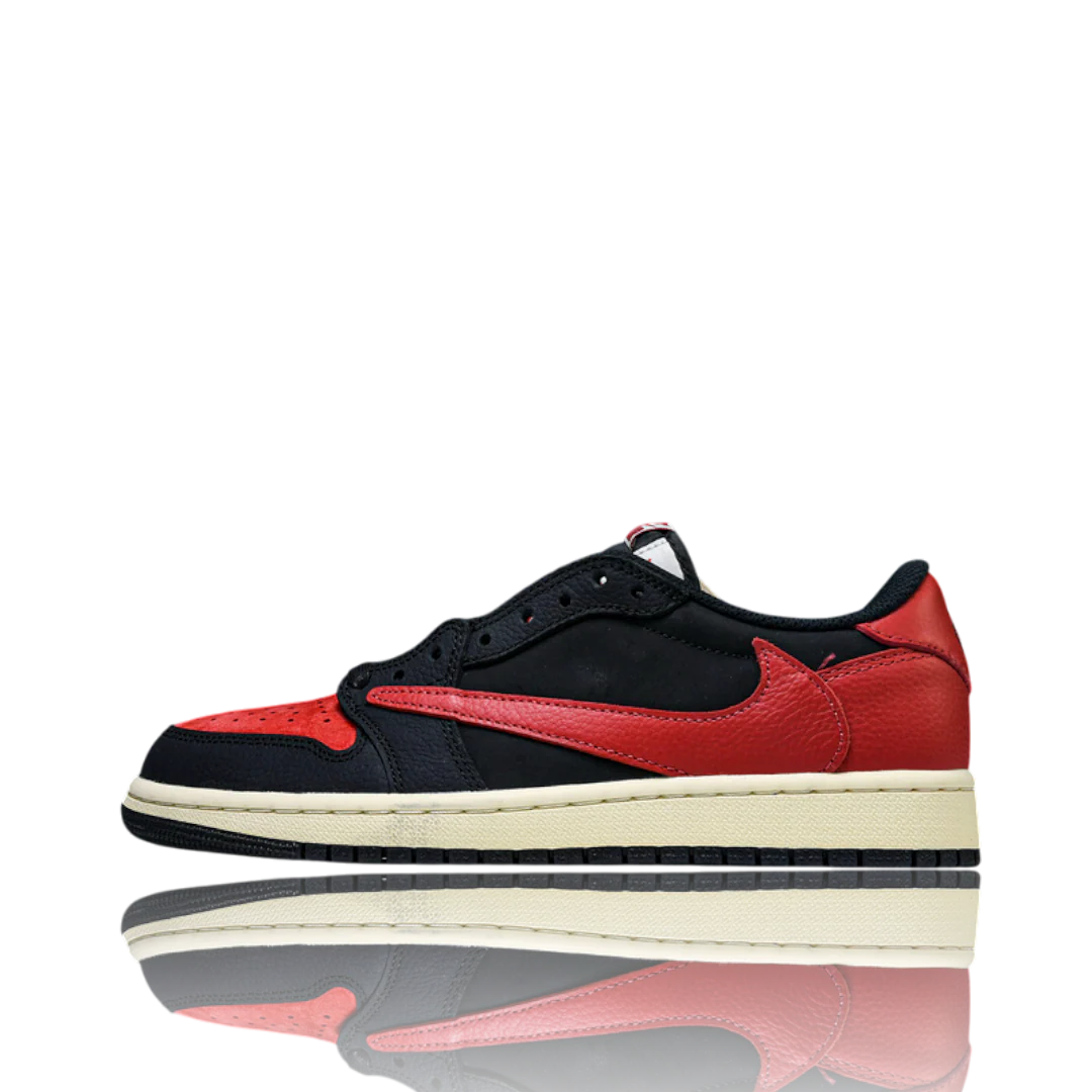 (Unreleased) Travis Scott x AJ1 Retro Low 'Black Red'