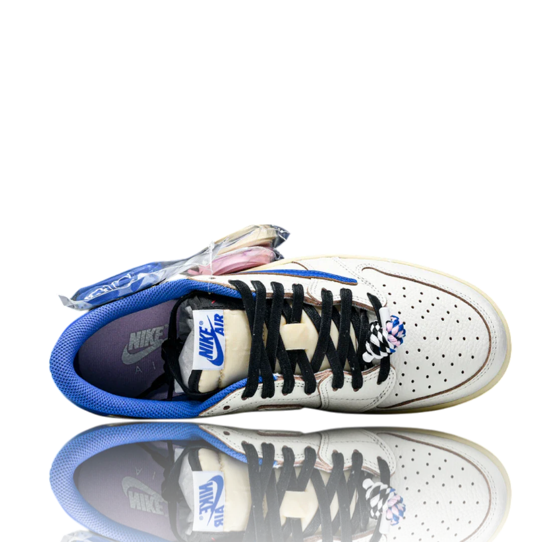 Travis Scott x Fragment AJ1 Low OG 'Sail Military Blue'