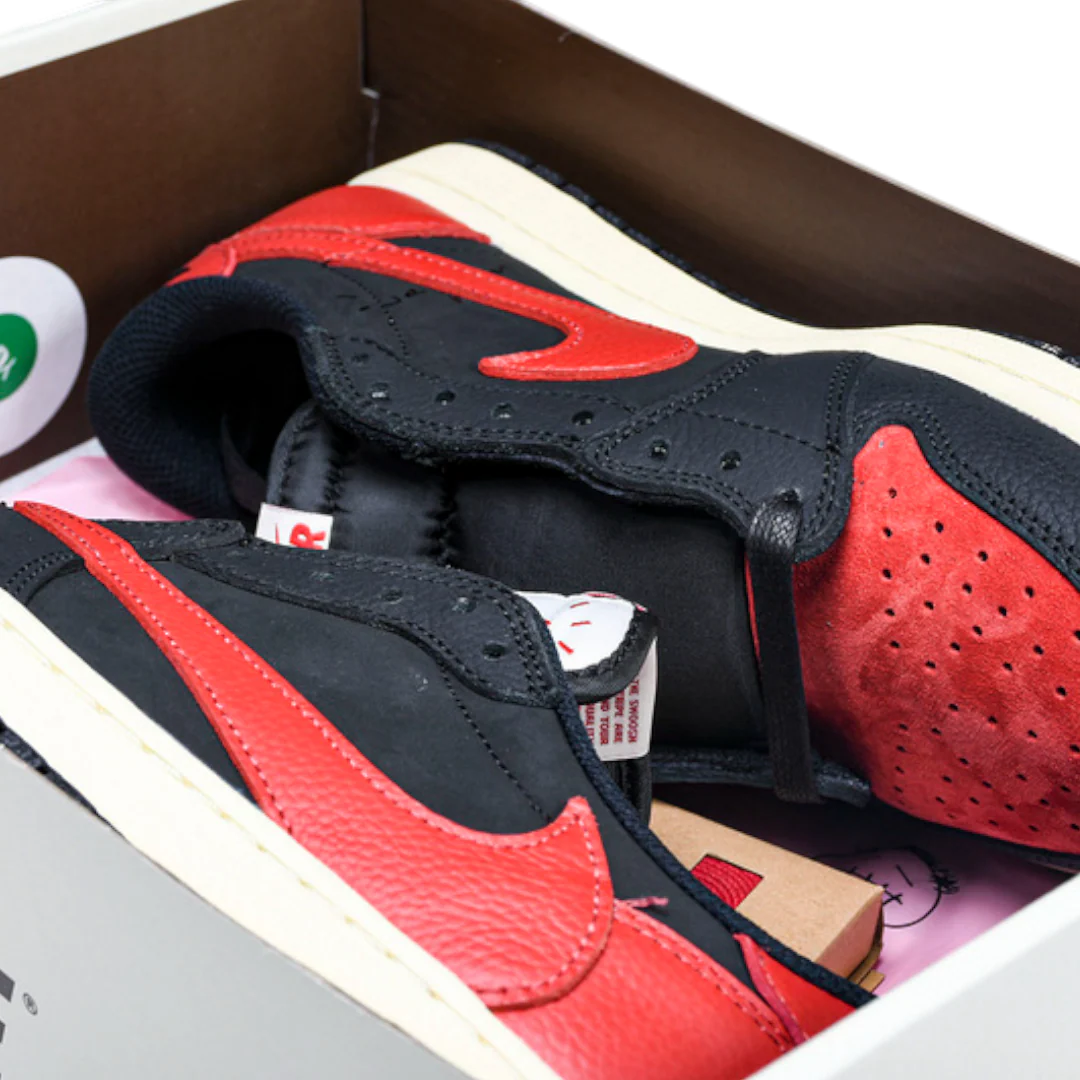 (Unreleased) Travis Scott x AJ1 Retro Low 'Black Red'