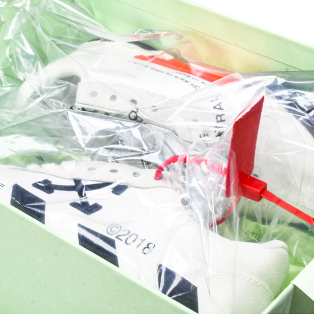 Off-White Vulc Low 'White' (‘C 2018)  Old Stripes