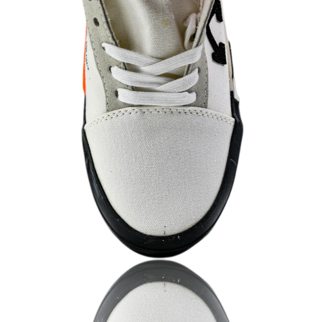 Off-White Vulc Low 'White' (‘C 2018)  Old Stripes