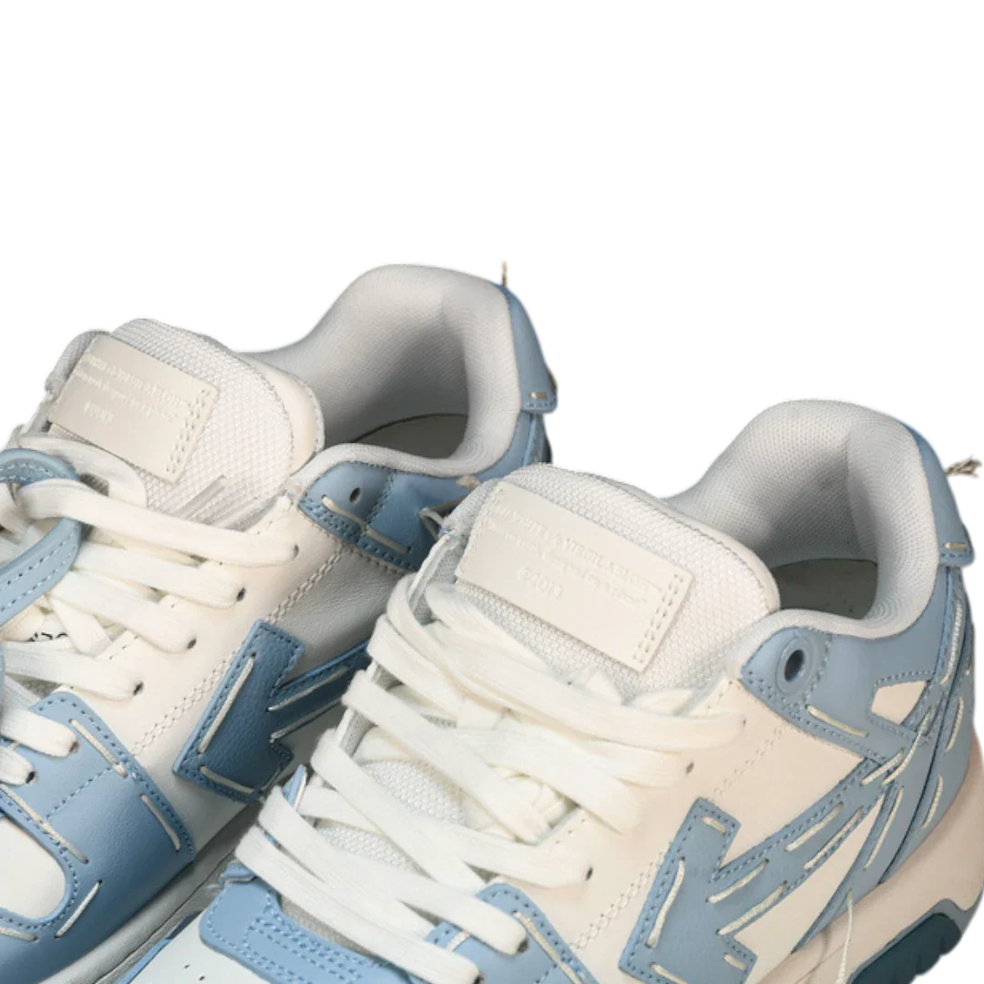 Off-White Out Of Office Low Top - Sartorial Stitch 'White Light Blue'