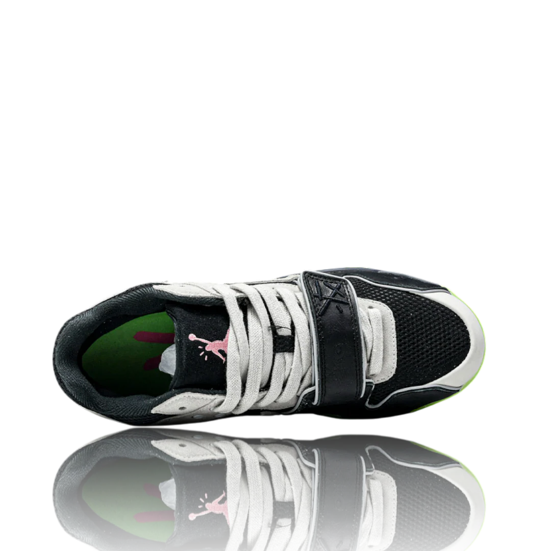 Travis Scott x Chase B Jumpmn Jack TR 'Black Night Silver'