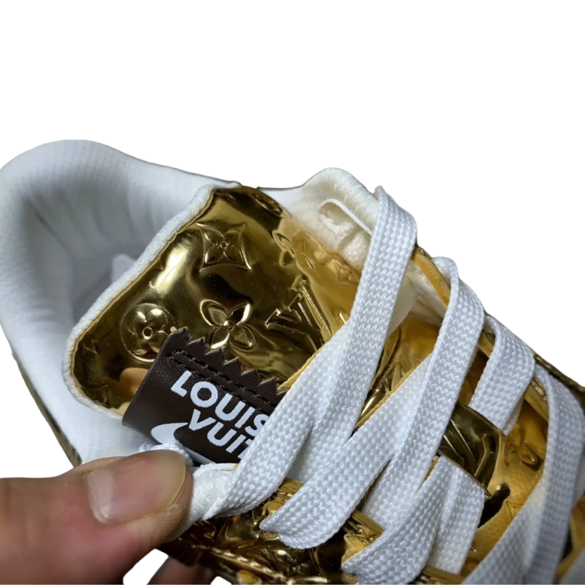 Louis Vuittоп x AF1 By Virgil Abloh 'Metallic Gold'