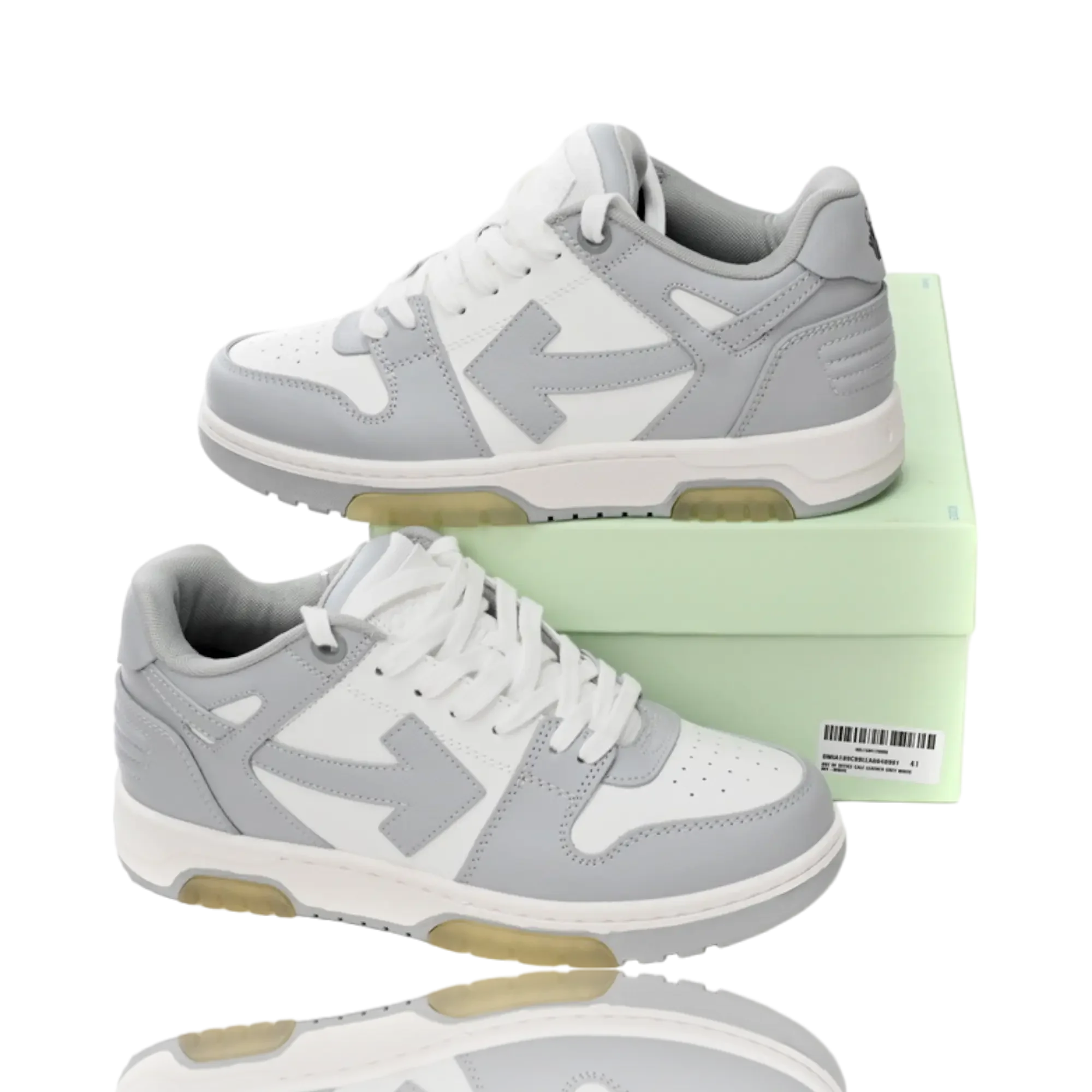 Off-White Out Of Office Low Top 'Grey White'