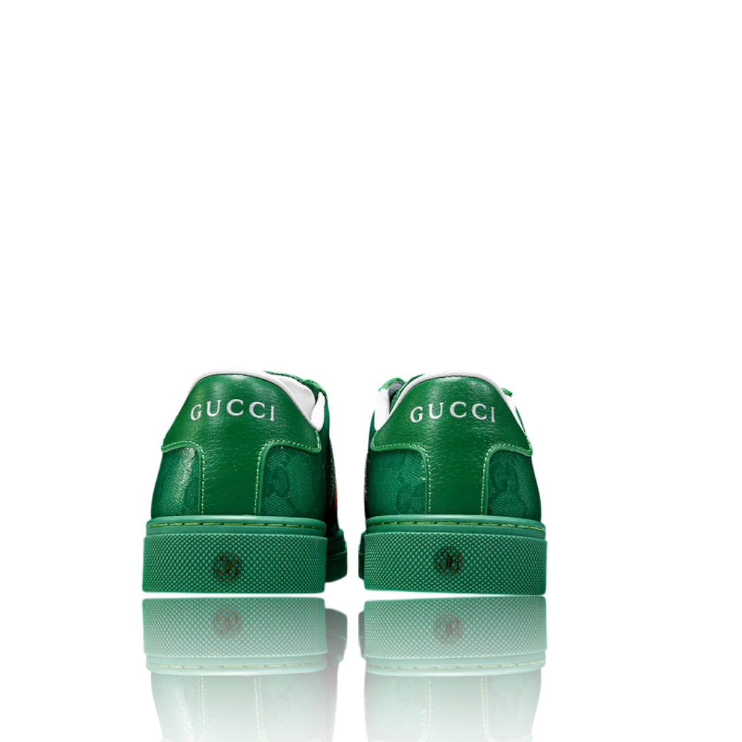 Guссi Ace Web 'Green Monogram'