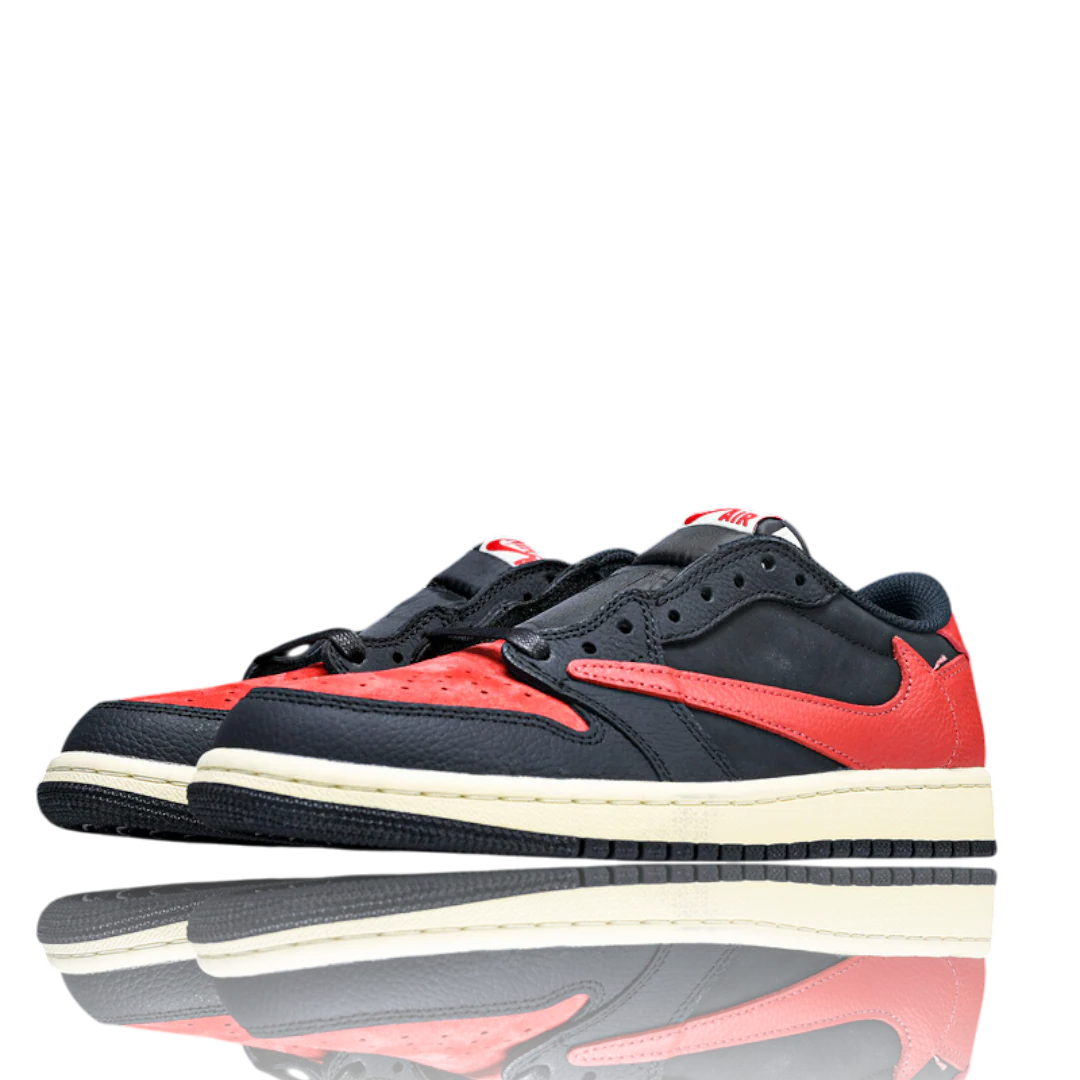 (Unreleased) Travis Scott x AJ1 Retro Low 'Black Red'