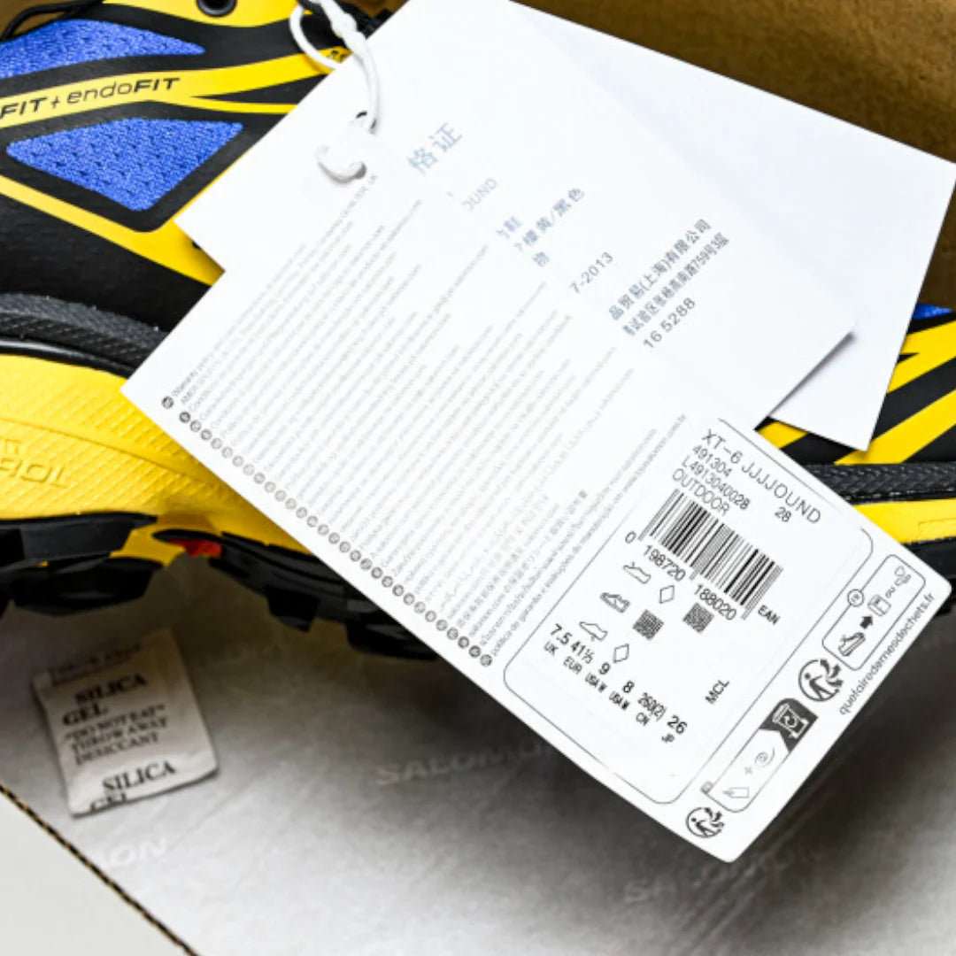 Salomon x JJJJound XT-6 'Nautical Blue Lemon'