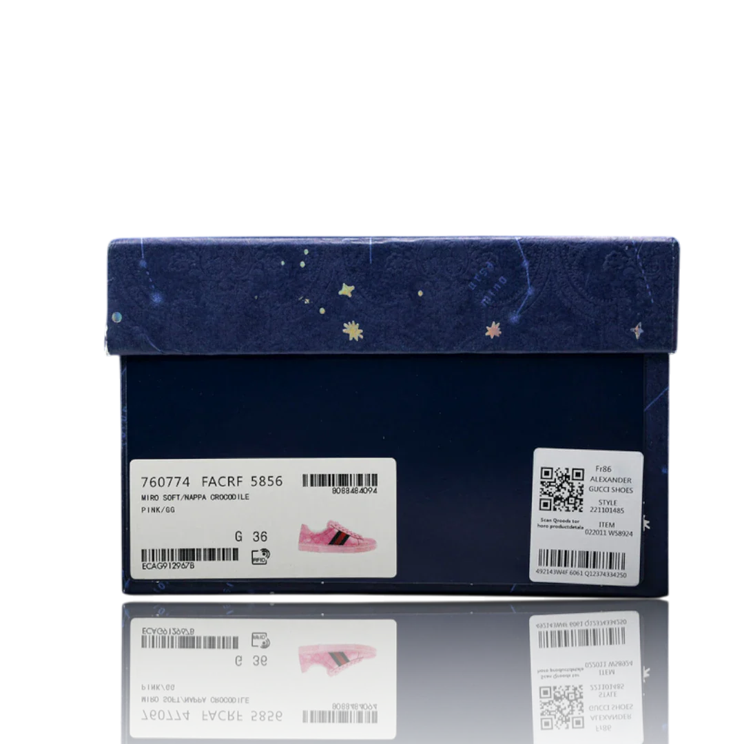 Guссi Ace Web Monogram 'Pink'