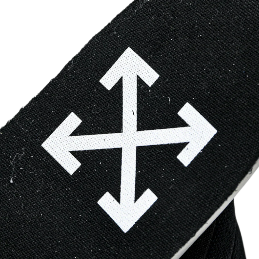 Off-White Vulc Low 'Black' (‘C 2018) Old Stripes