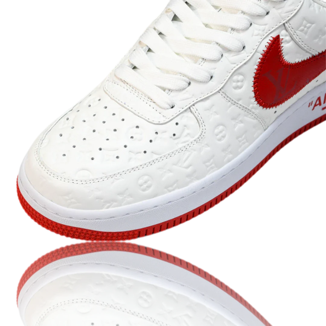 Louis Vuittоп x AF1 By Virgil Abloh 'White Red'