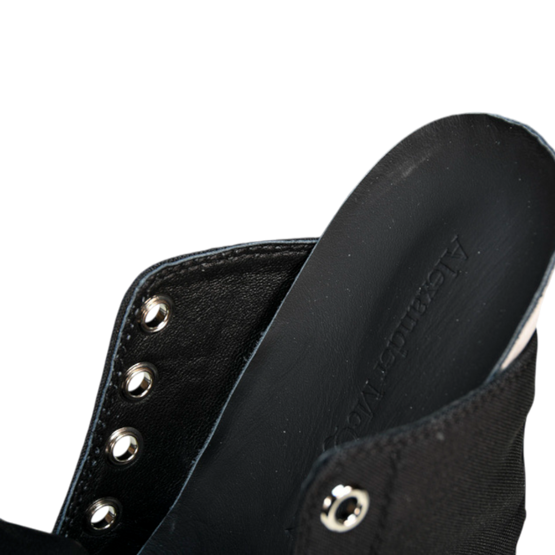 McQueen Tread Slick Boot  Graffiti 'Black'