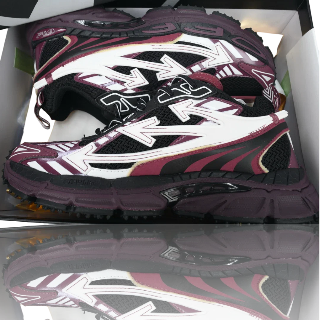 Off-White Be Right back 'Black Purple'