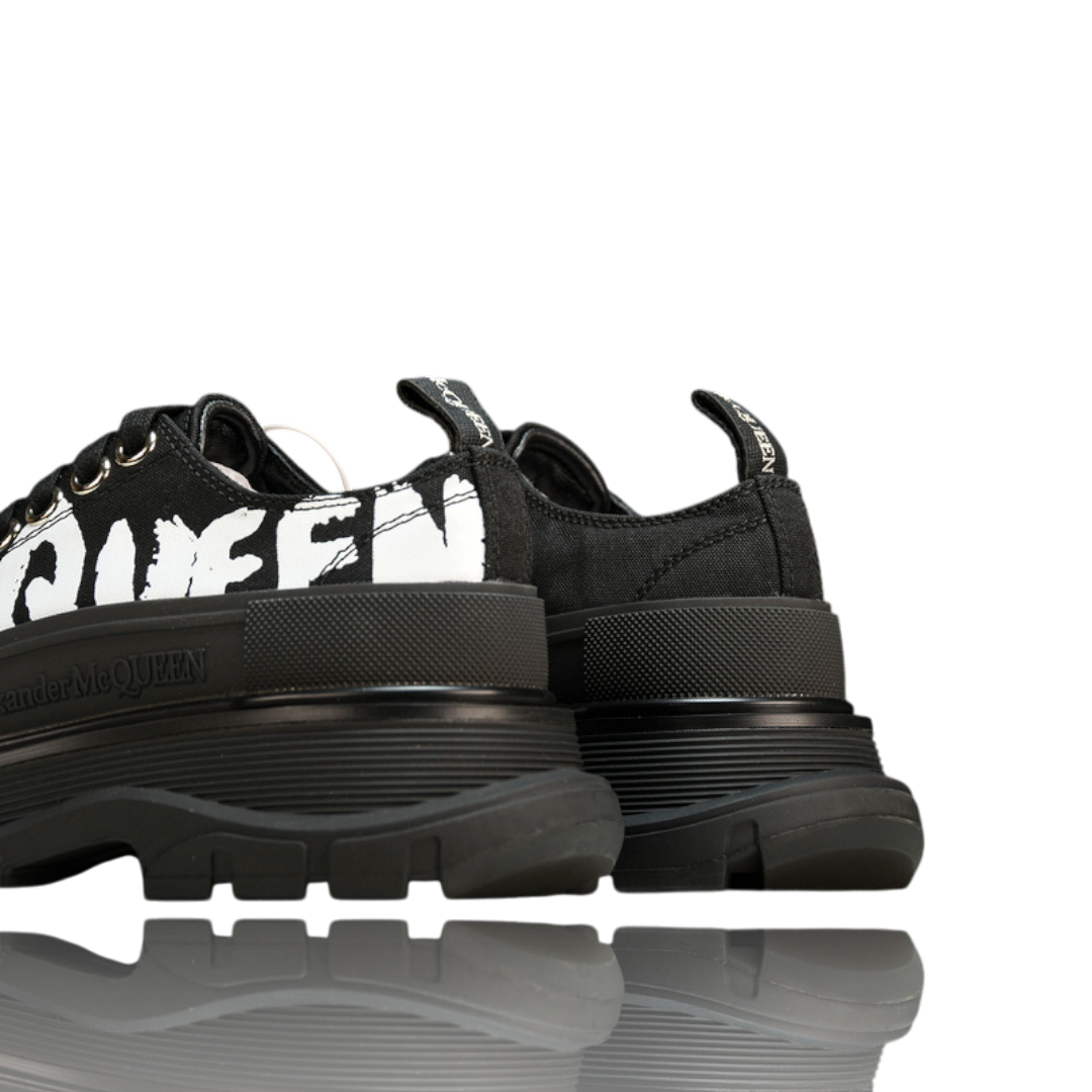 McQueen Tread Slick Low  Graffiti 'Black'