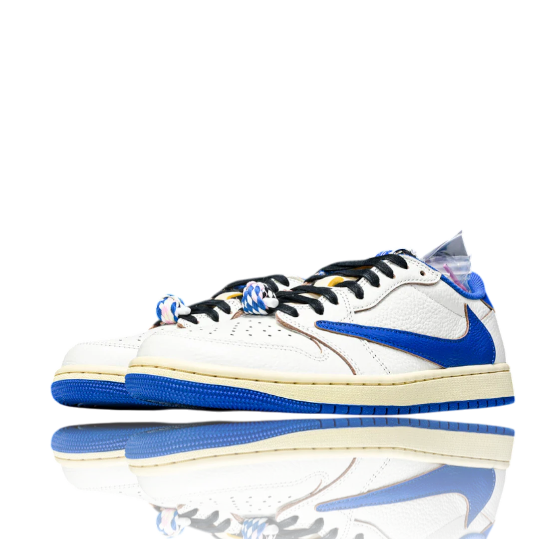 Travis Scott x Fragment AJ1 Low OG 'Sail Military Blue'