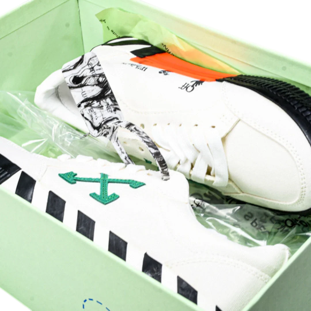 Off-White Vulc Low 'Canvas White Green'