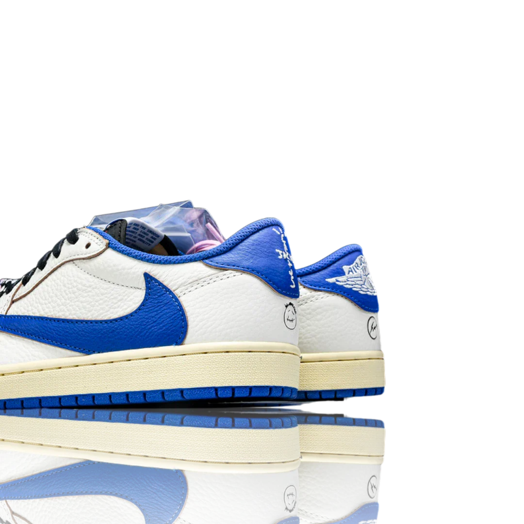 Travis Scott x Fragment AJ1 Low OG 'Sail Military Blue'