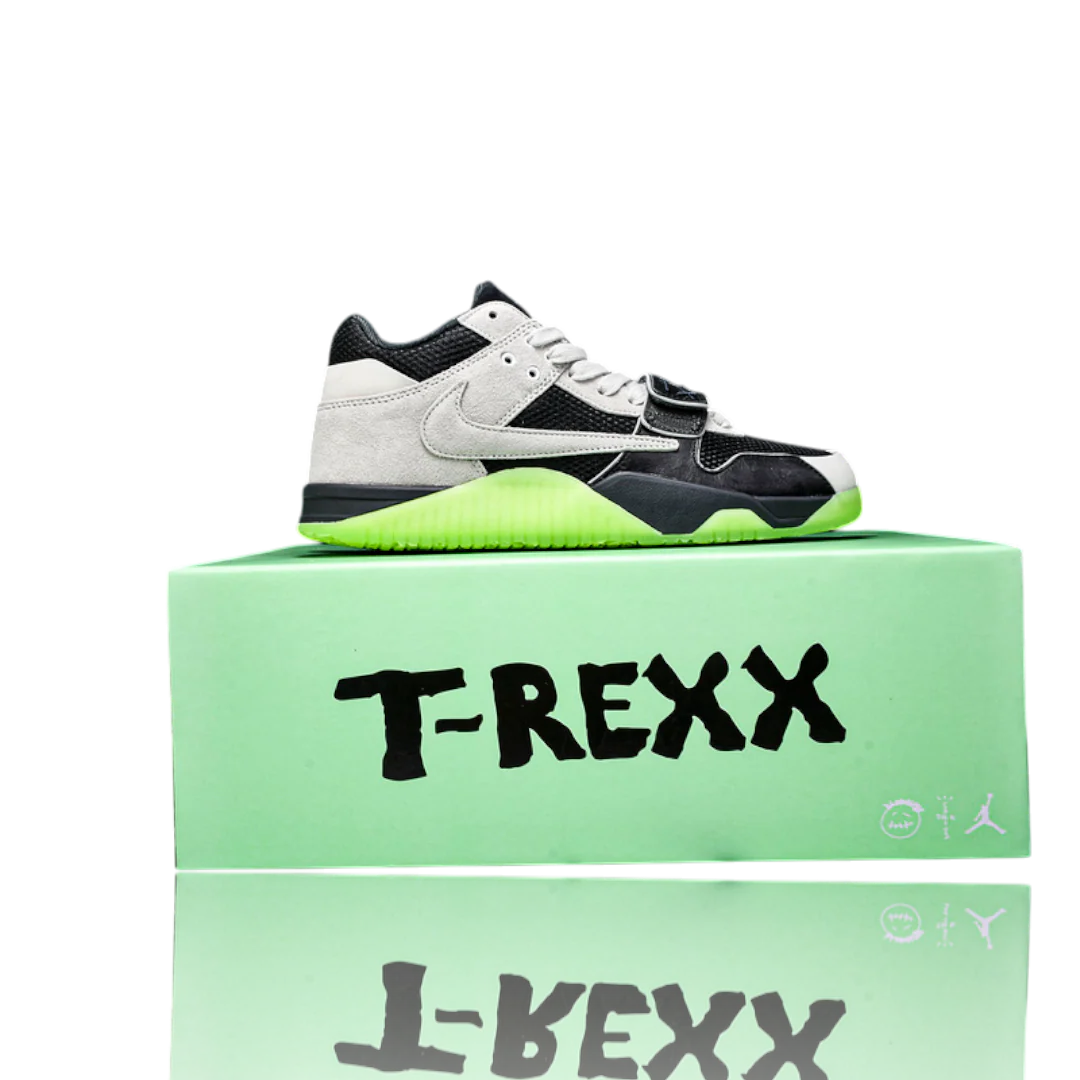 Travis Scott x Chase B Jumpmn Jack TR 'Black Night Silver'