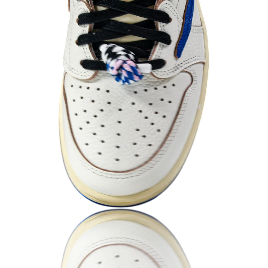 Travis Scott x Fragment AJ1 Low OG 'Sail Military Blue'