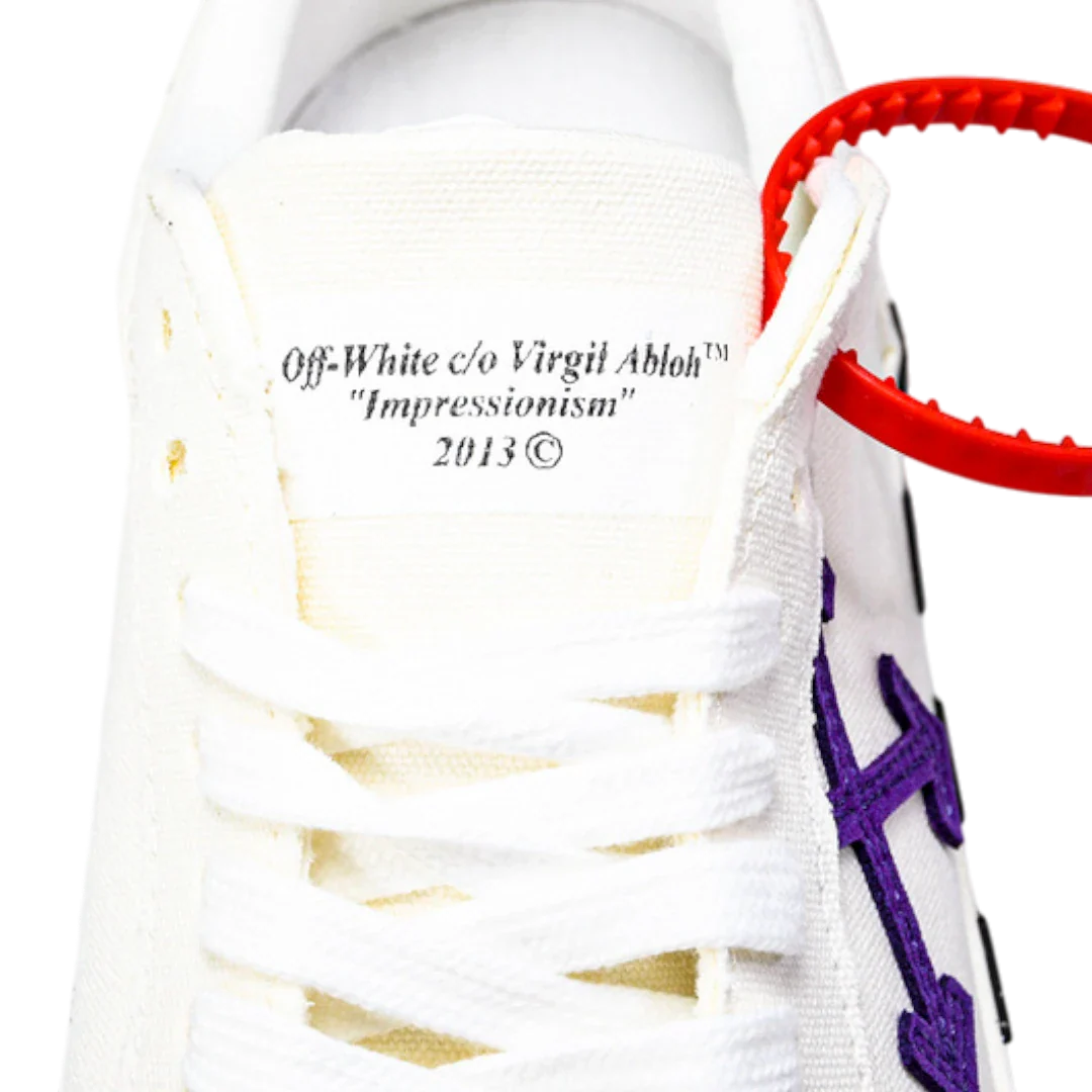 Off-White Vulc Low 'White Purple Arrow'
