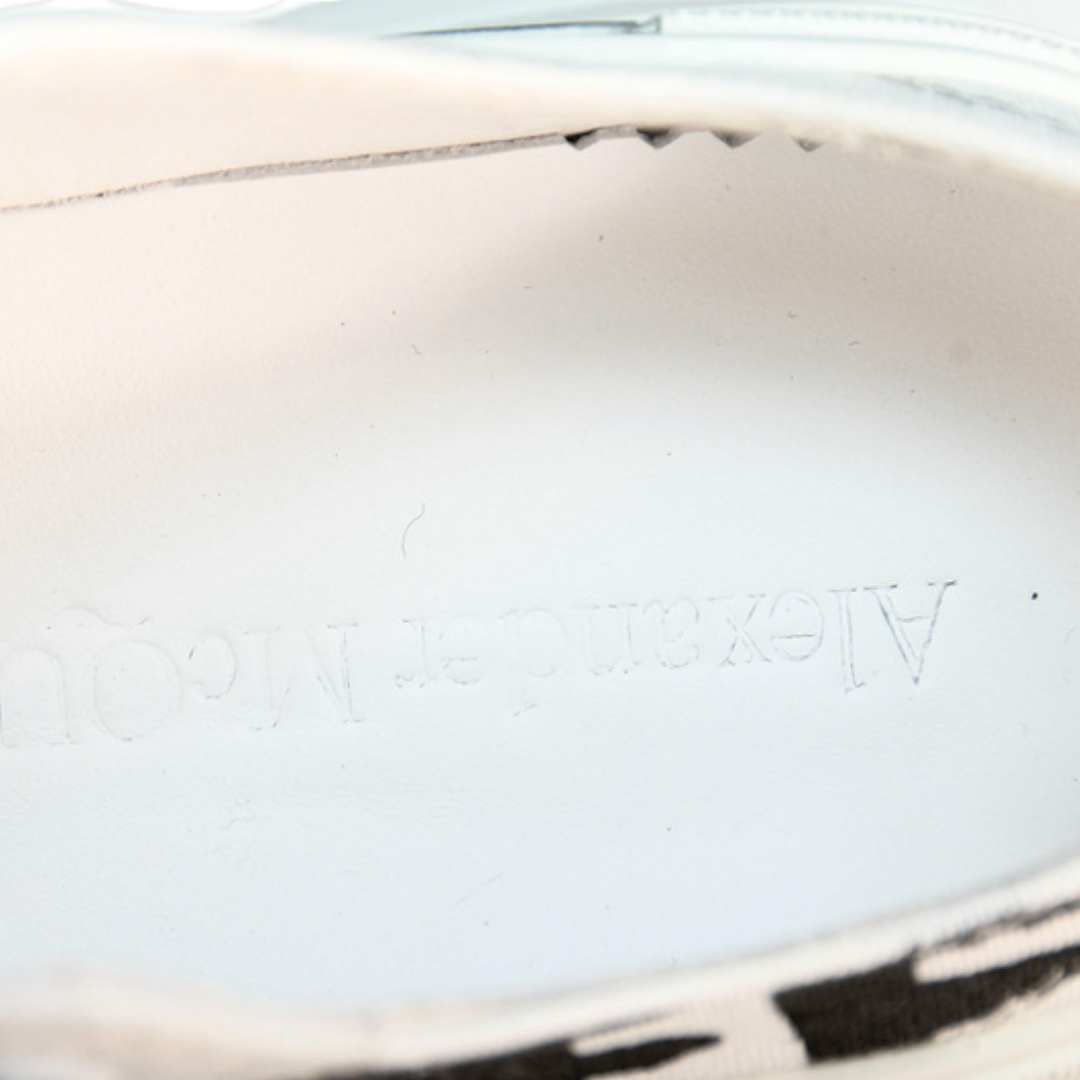 McQueen Tread Slick Low  Graffiti 'White'