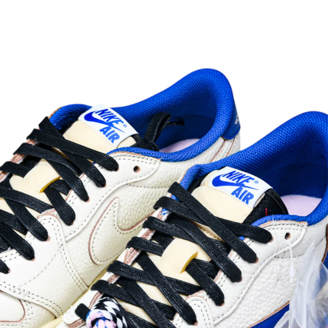 Travis Scott x Fragment AJ1 Low OG 'Sail Military Blue'