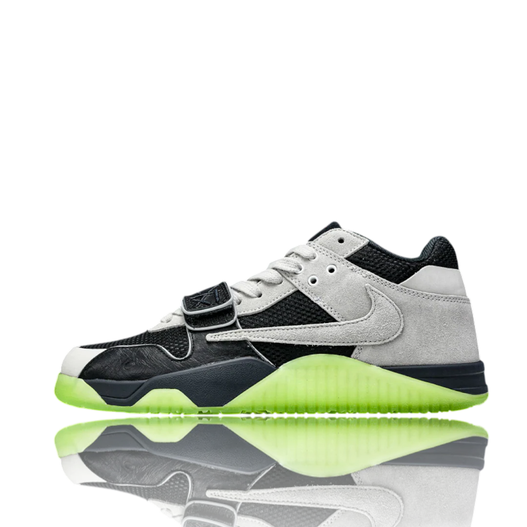 Travis Scott x Chase B Jumpmn Jack TR 'Black Night Silver'