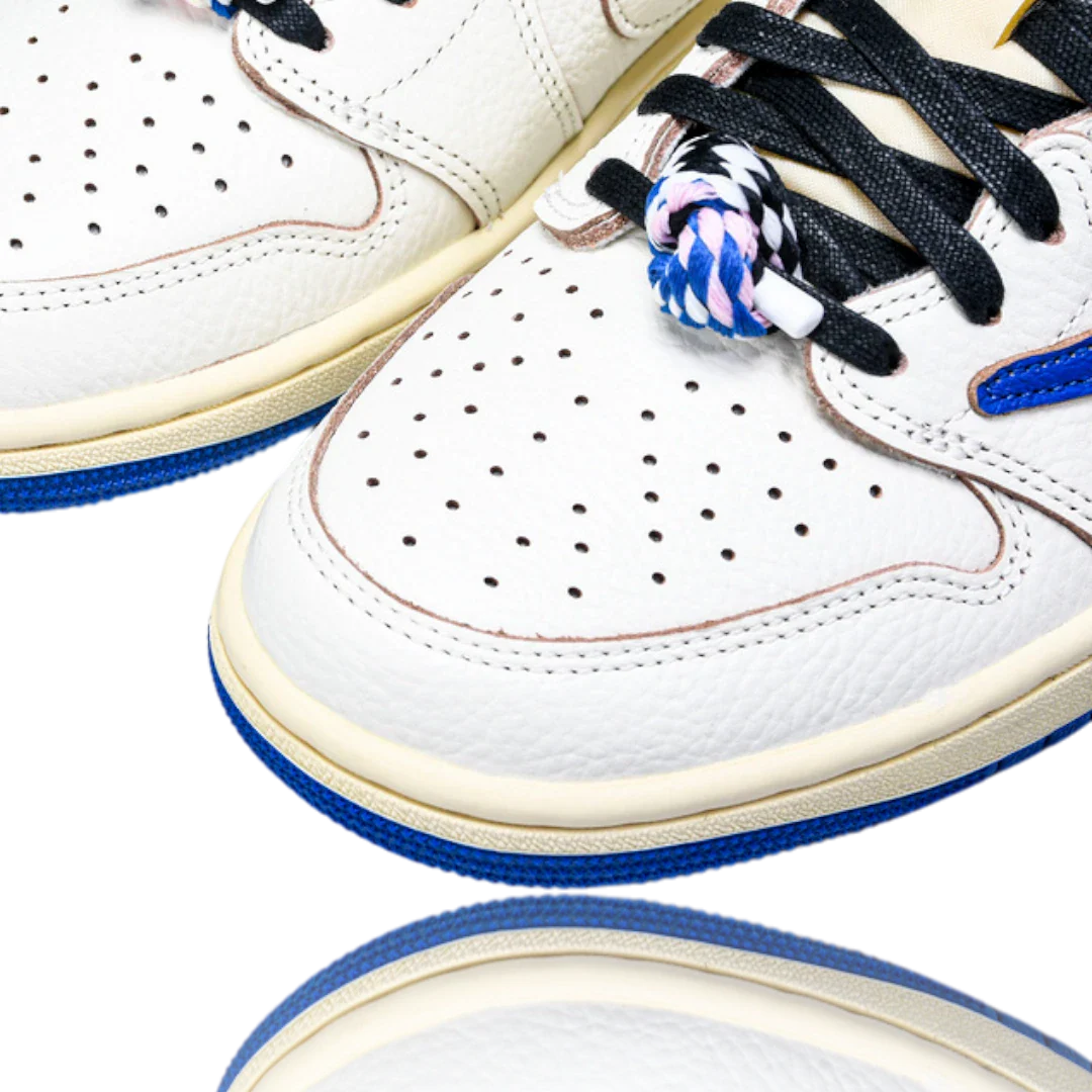 Travis Scott x Fragment AJ1 Low OG 'Sail Military Blue'