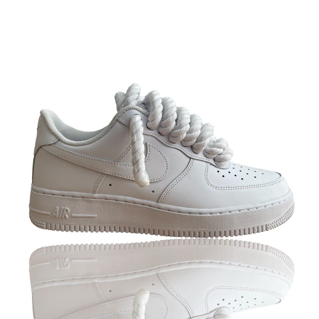 Roped AF1 All White