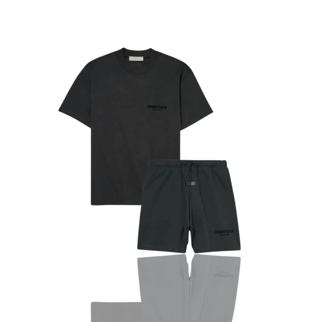 Essentials Black SS22 Short Set