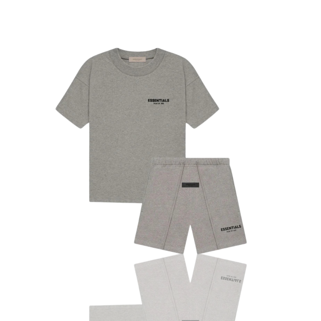 Essentials Dark Oatmeal SS22 Short Set