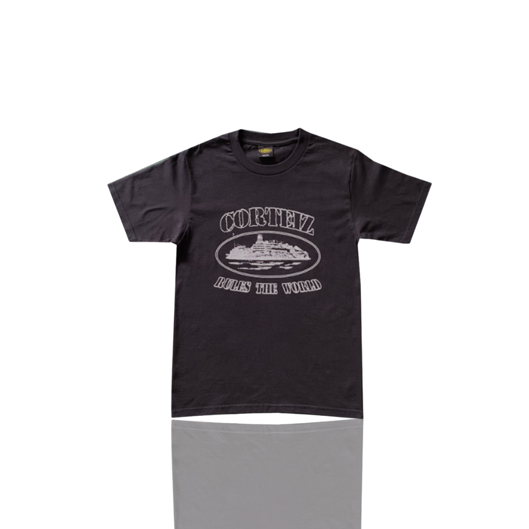 Corteiz BLACK & WHITE RTW ALCATRAZ T SHIRT