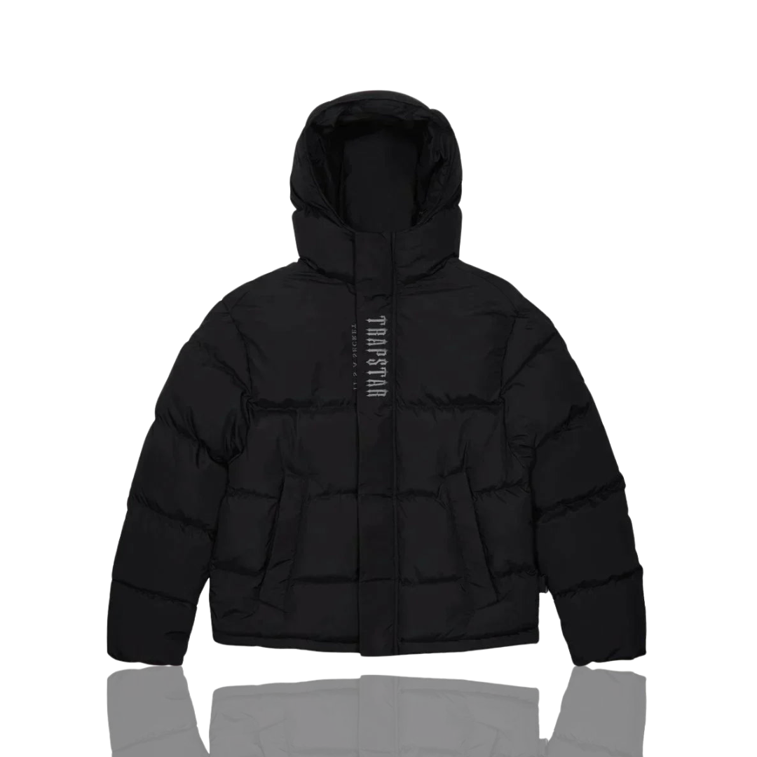 Trapstar Black Decoded 2.0 Hooded Puffer