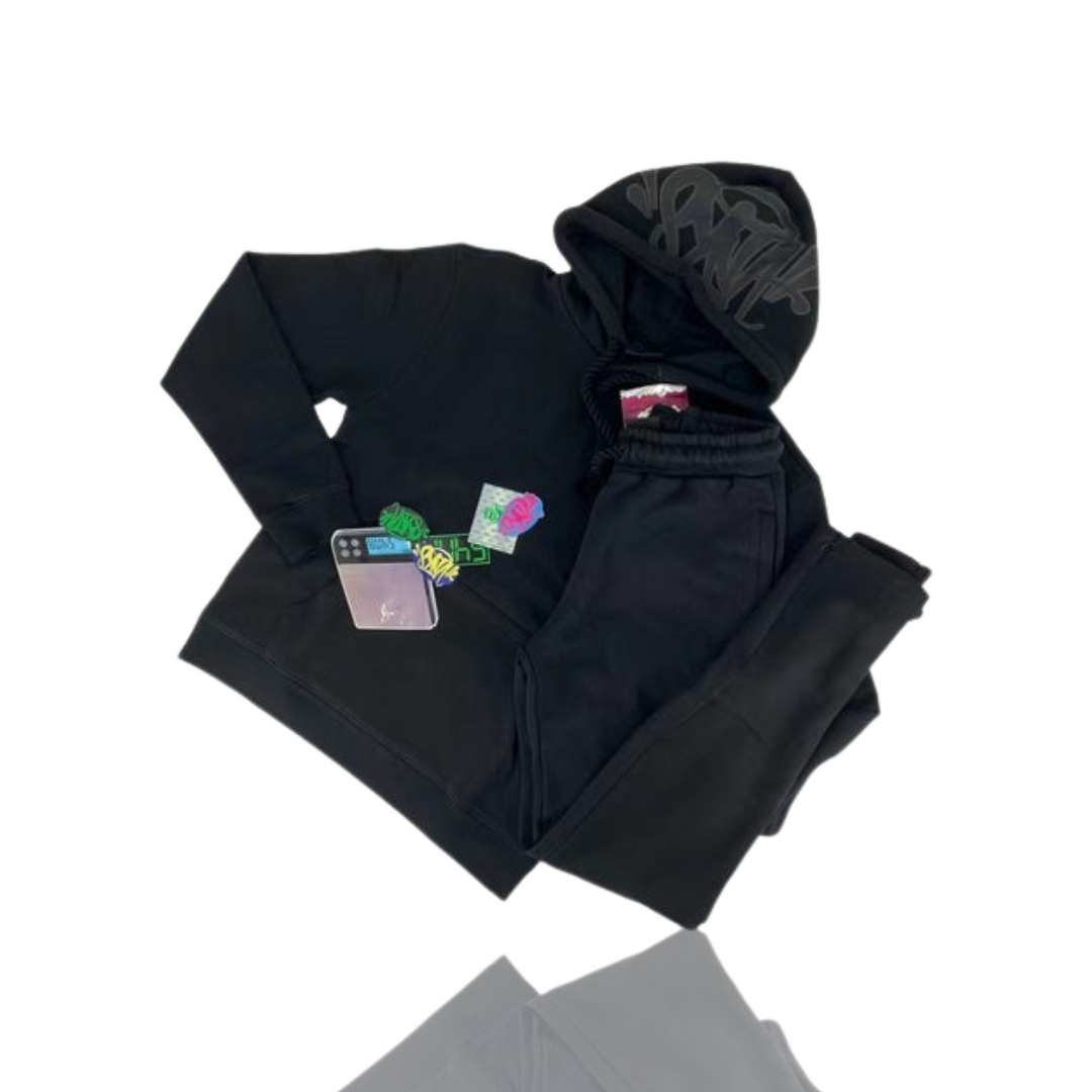 Triple Black Syna Tracksuit
