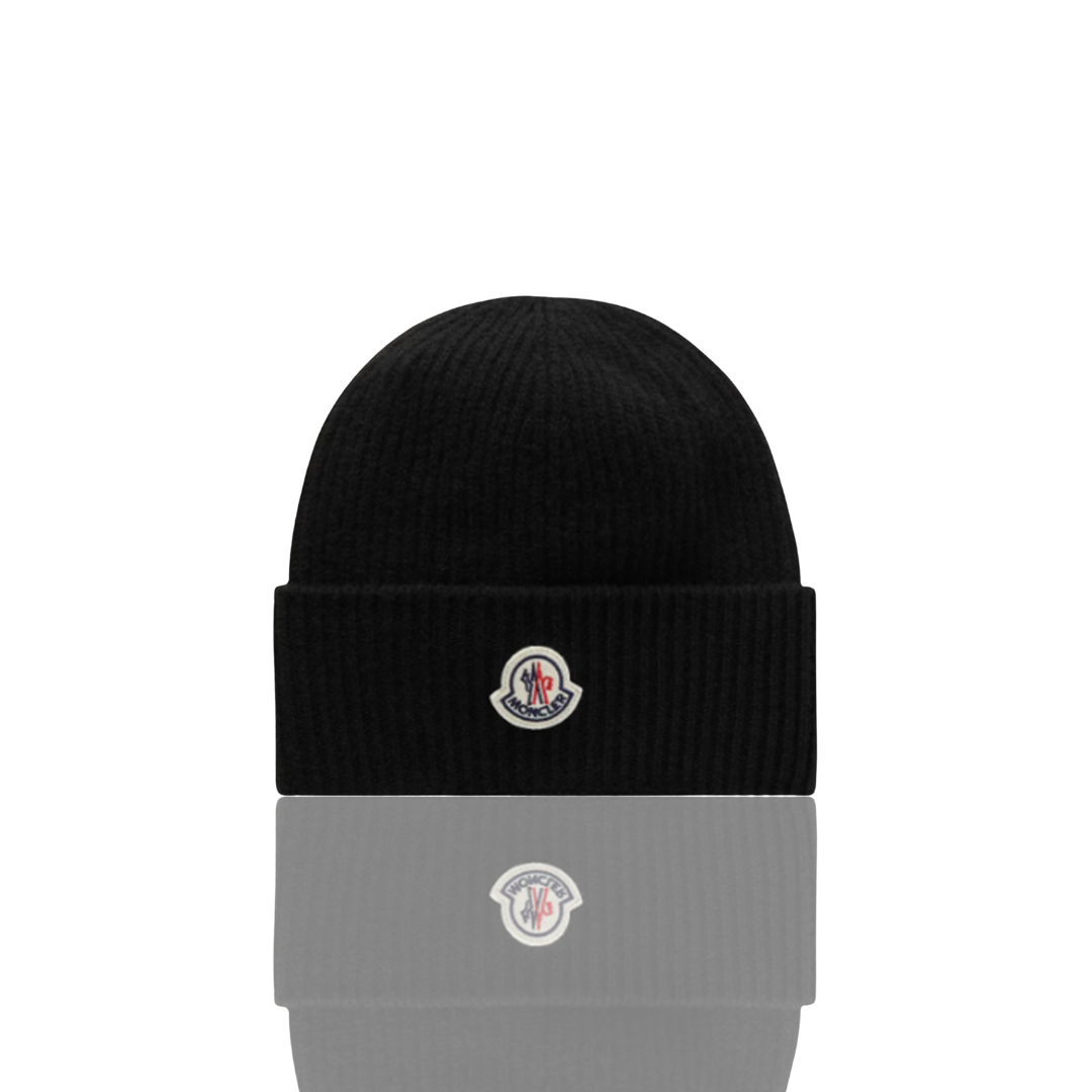 Moncler Black Beanie