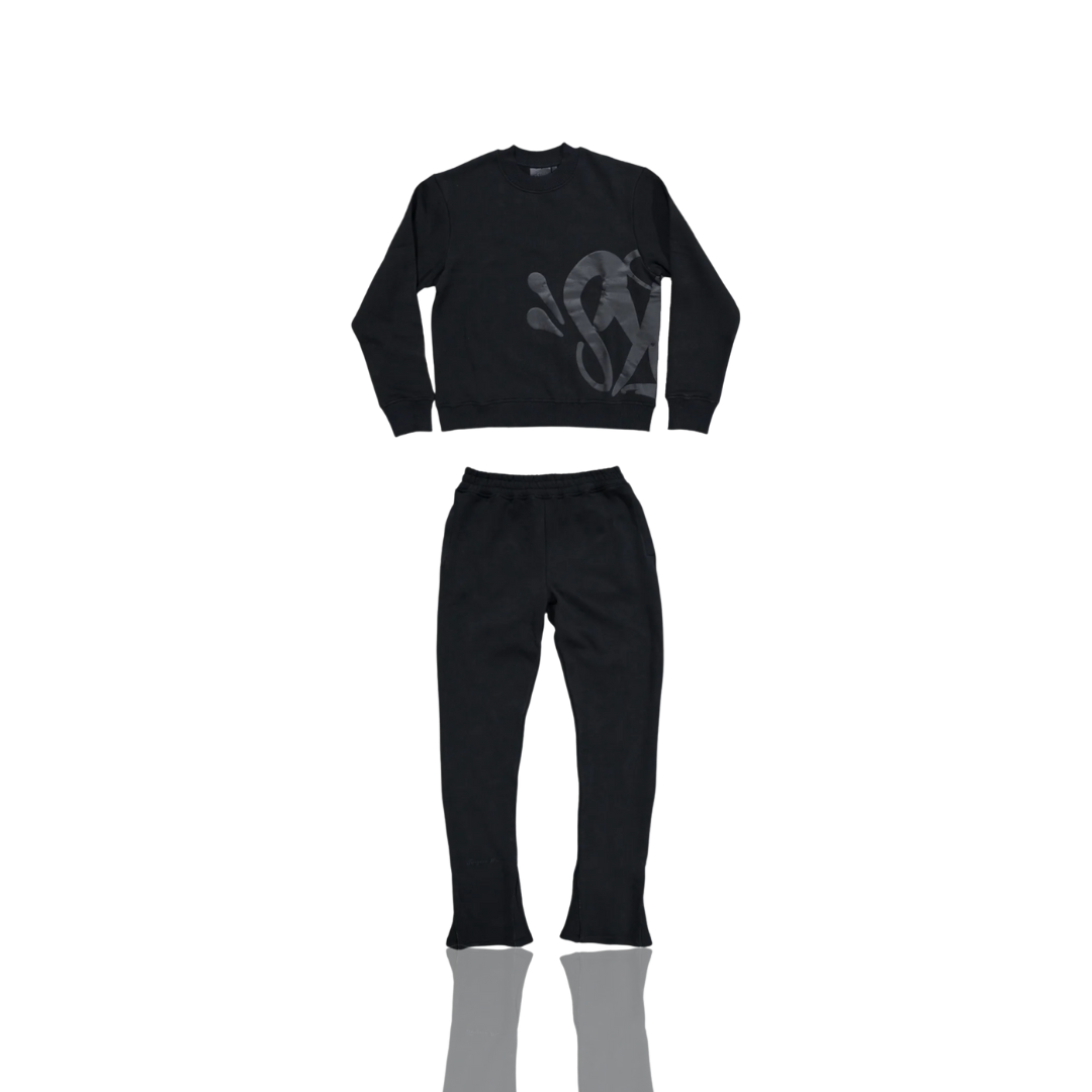 Black Syna OG Crew Tracksuit