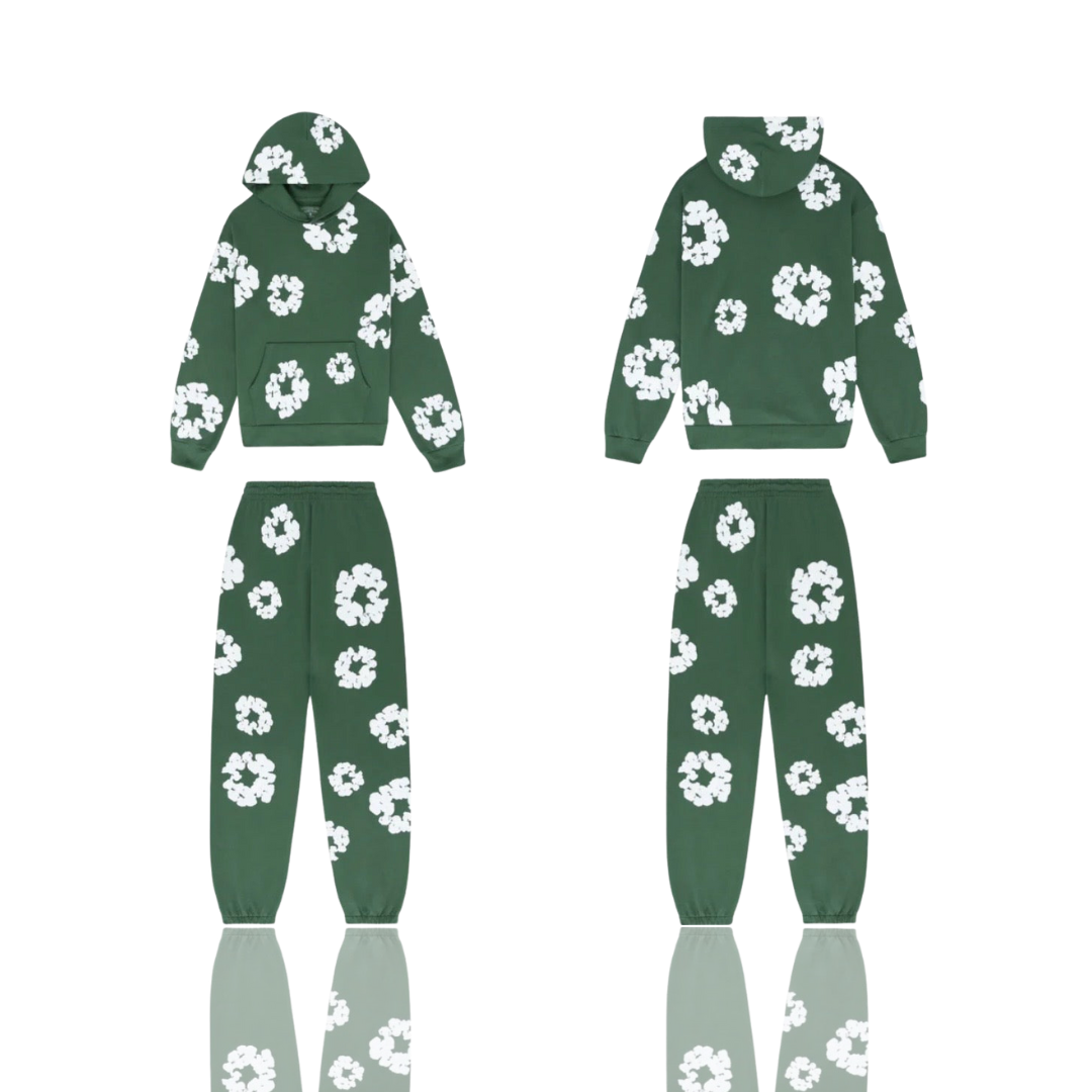 Denim Tears Green ‘The Cotton Wreath’ Tracksuit