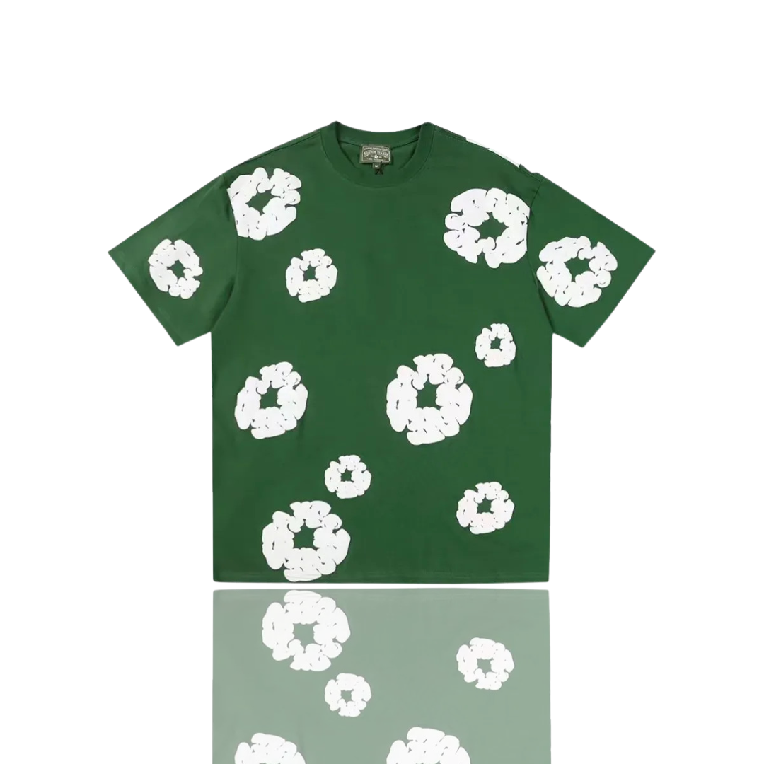 Denim Tears Green ‘The Cotton Wreath’ T-Shirt