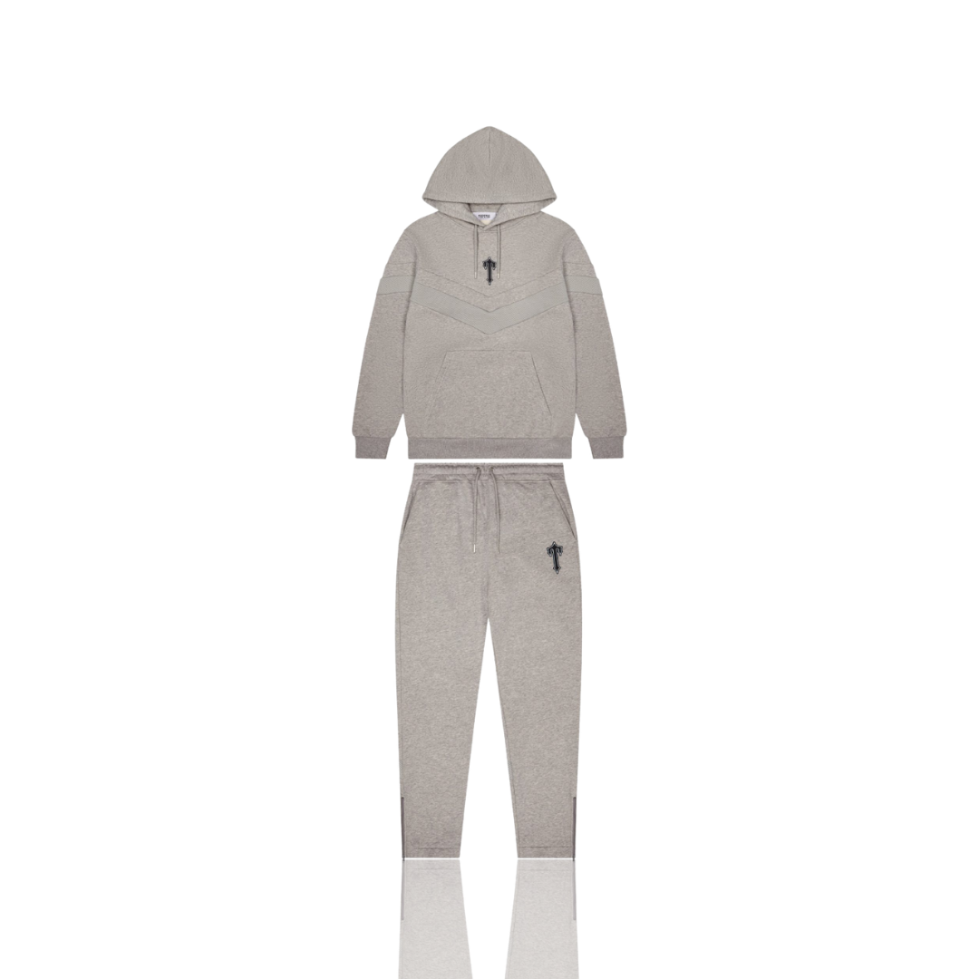 Trapstar Grey V Stripe Tracksuit