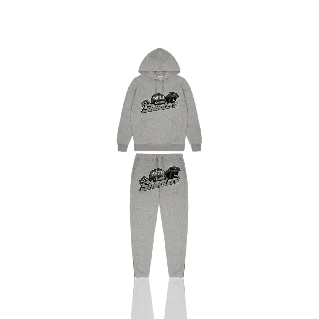 Trapstar Grey Monochrome London Shooters Tracksuit