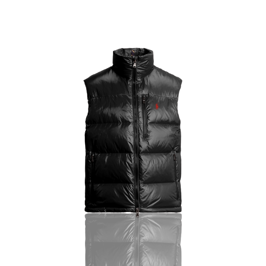 Ralph Lauren Glossy Black Gilet