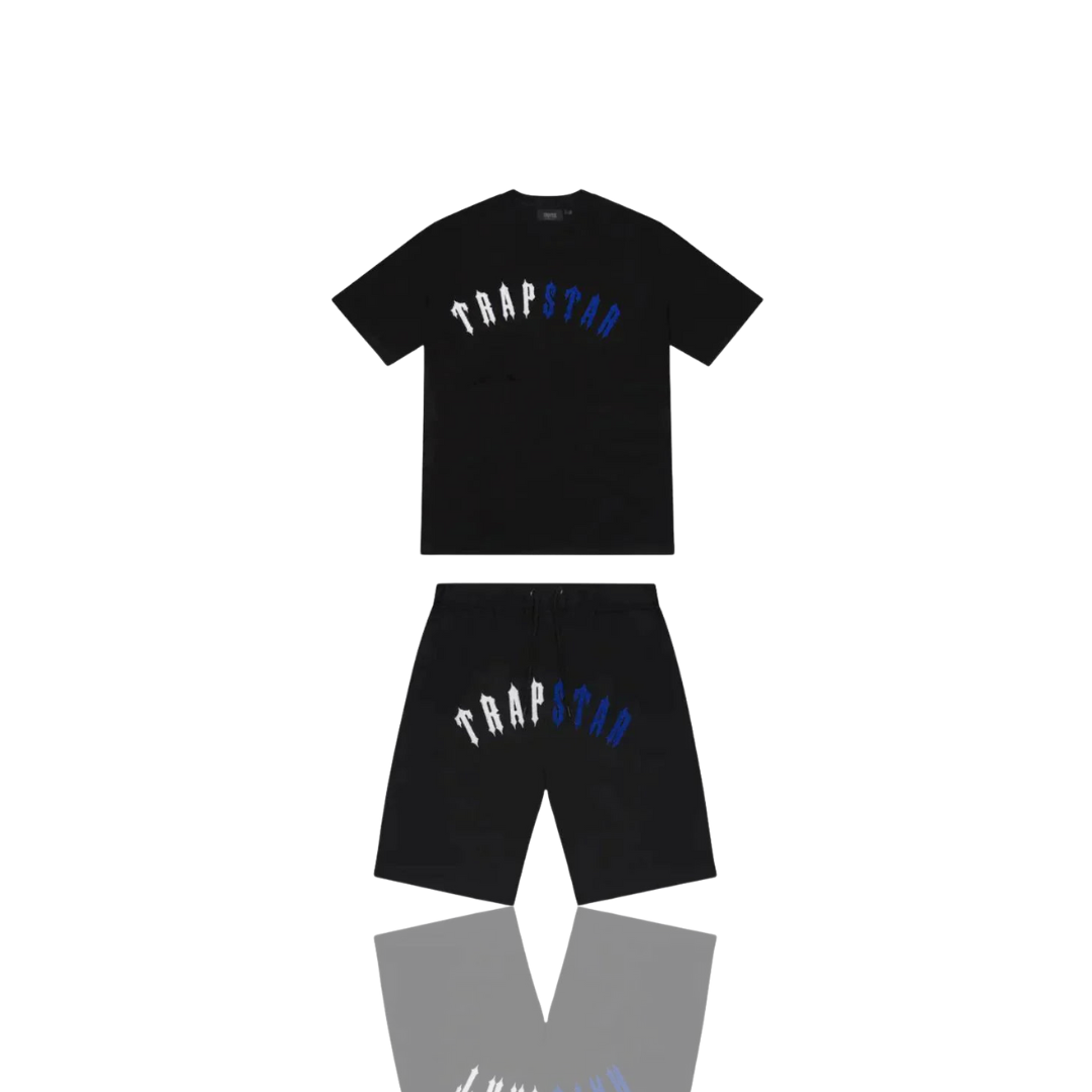 Trapstar Black Ice Irongate Arch Chenille Short Set