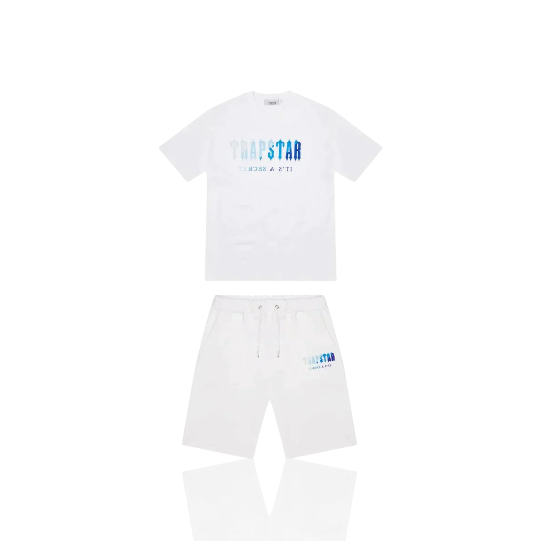 Trapstar White Ice Flavours 2.0 Chenille Decoded Short Set