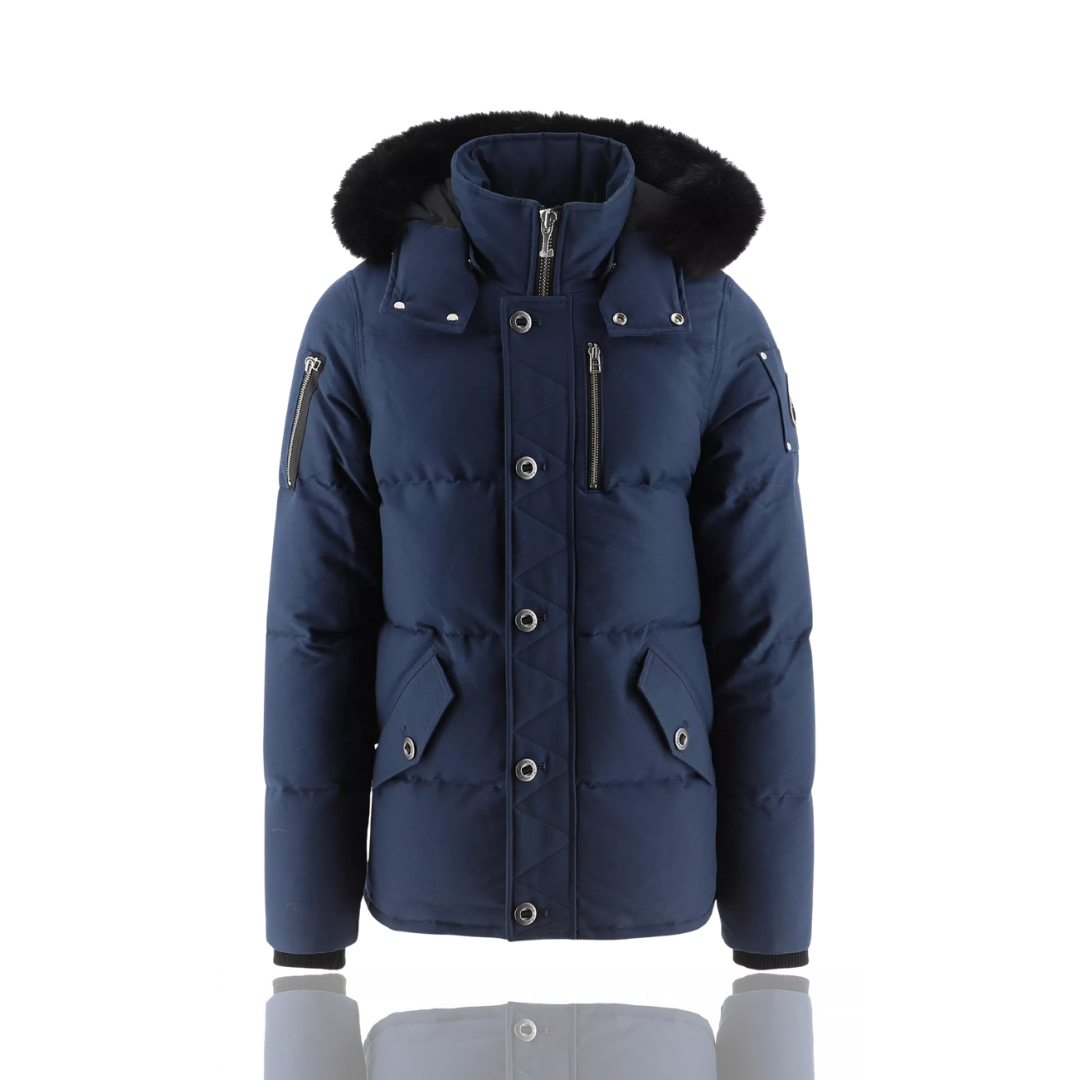 Moose Knuckles Navy Blue 3Q Parka