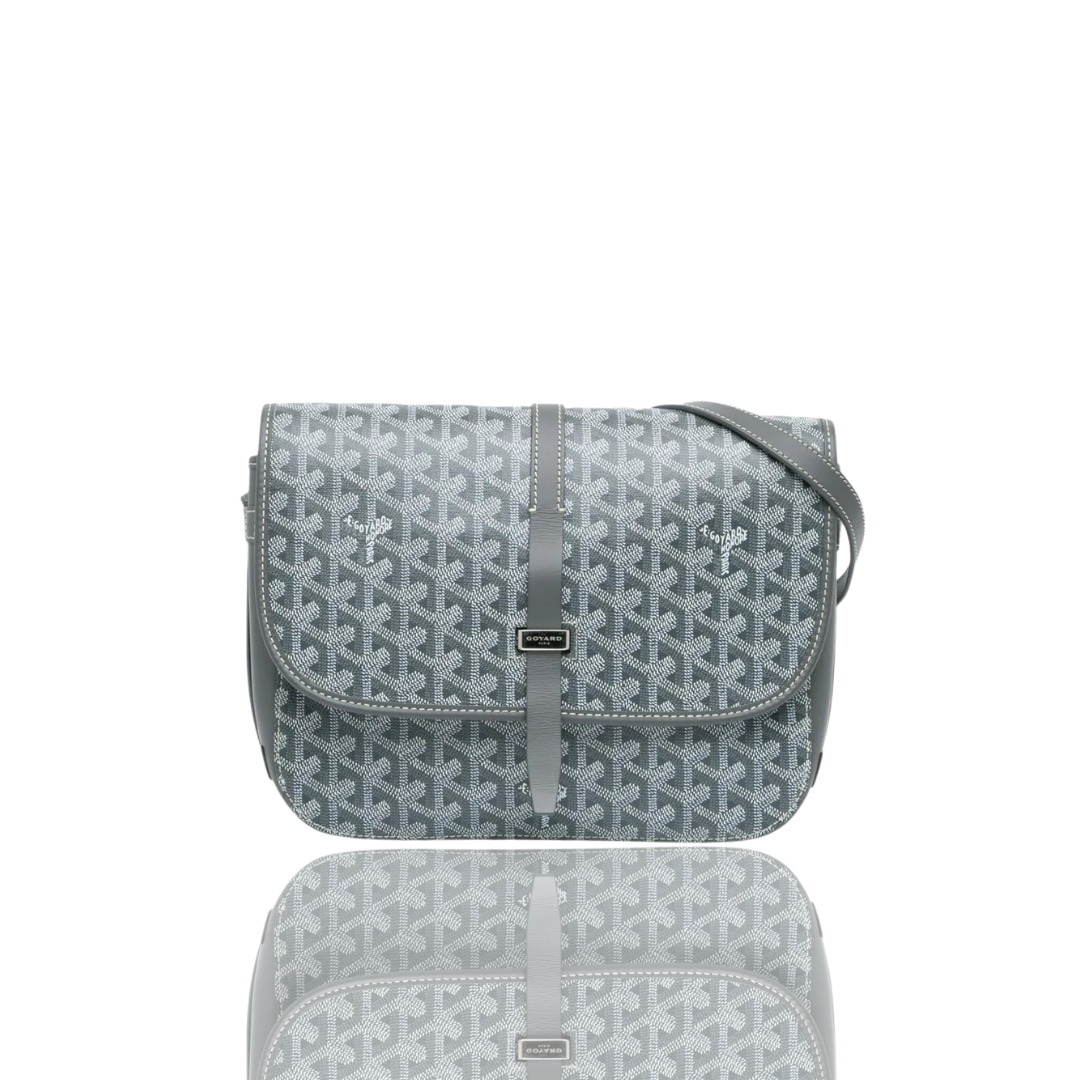 Grey Goyard Messenger Bag