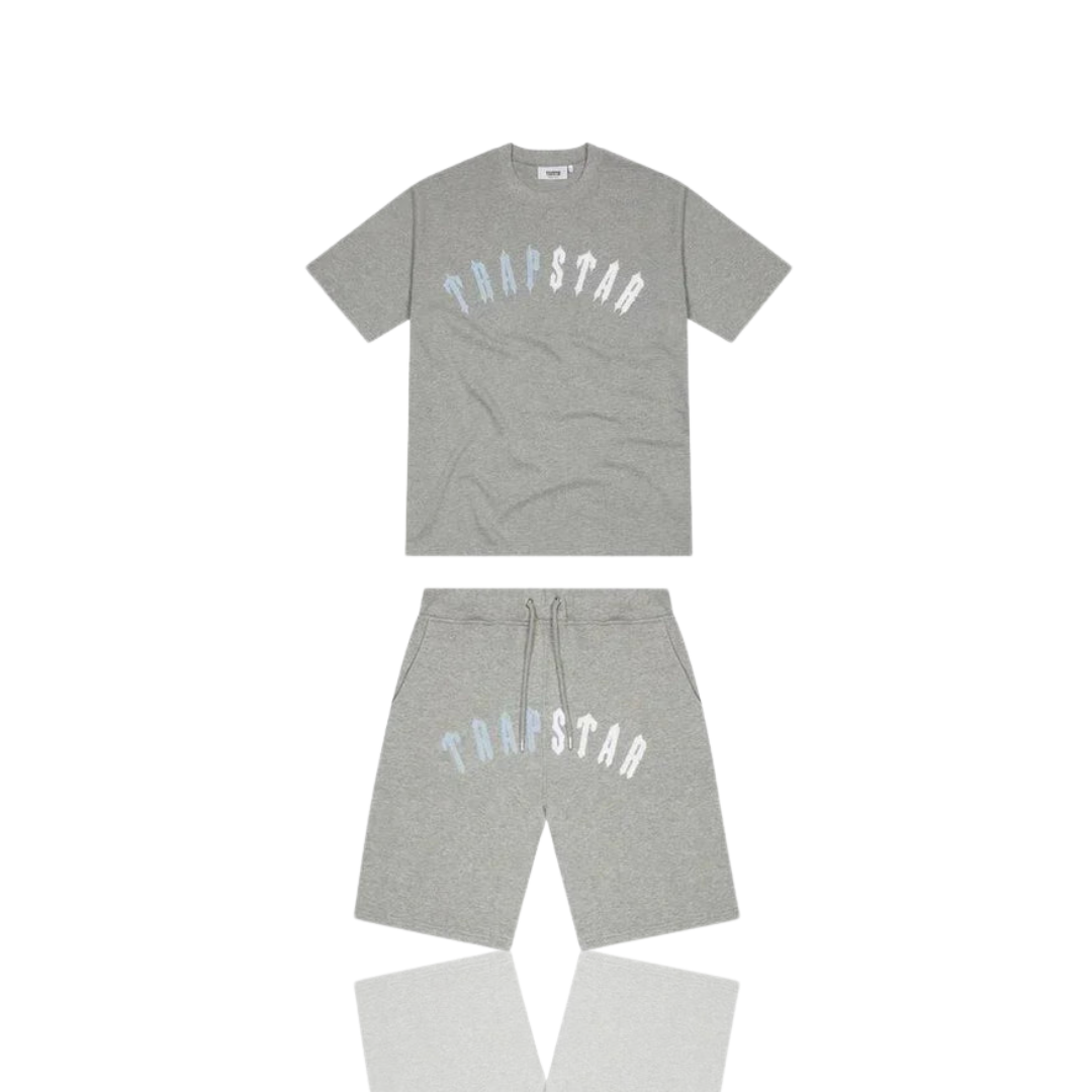 Trapstar Grey Irongate Arch Chenille Short Set