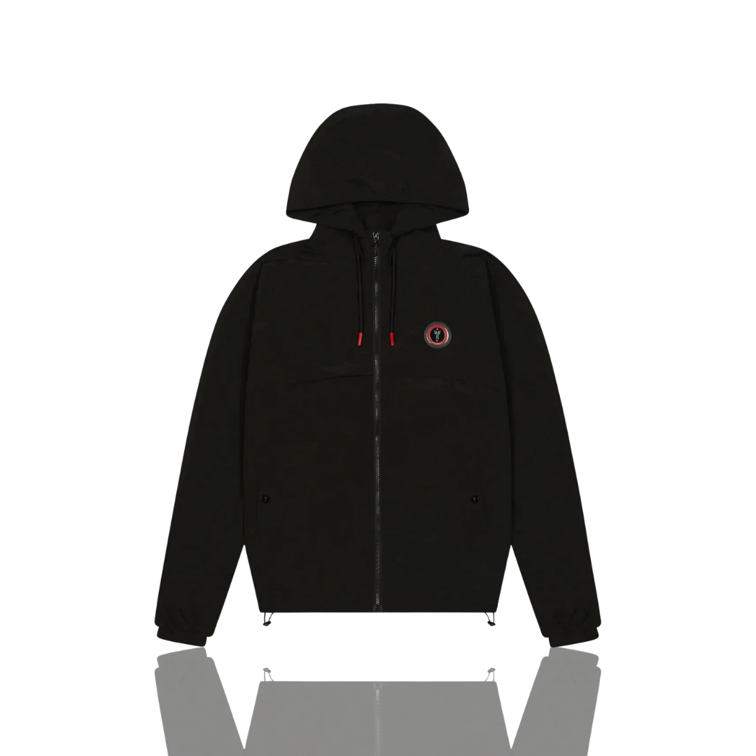Trapstar Black & Red Irongate T Windbreaker