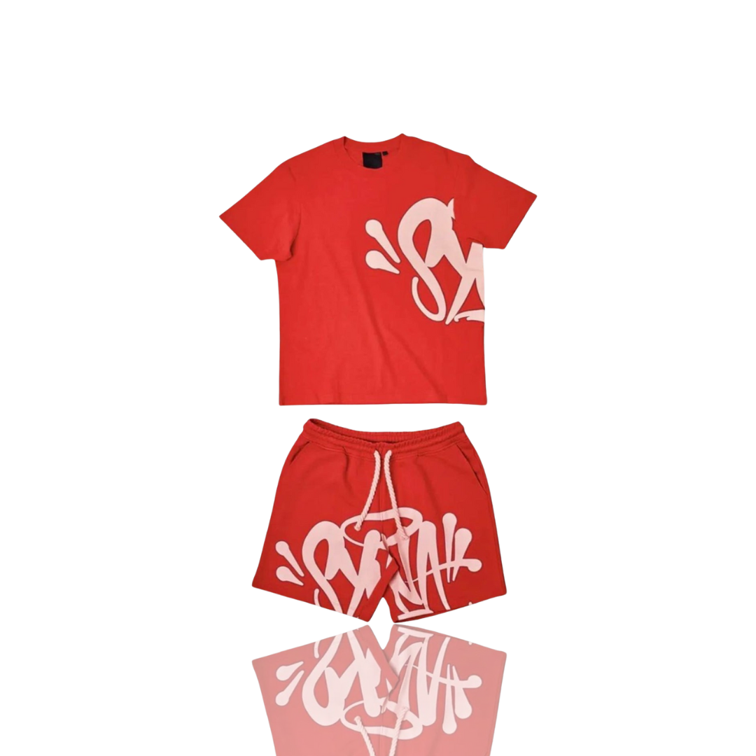 Red Syna Short Set