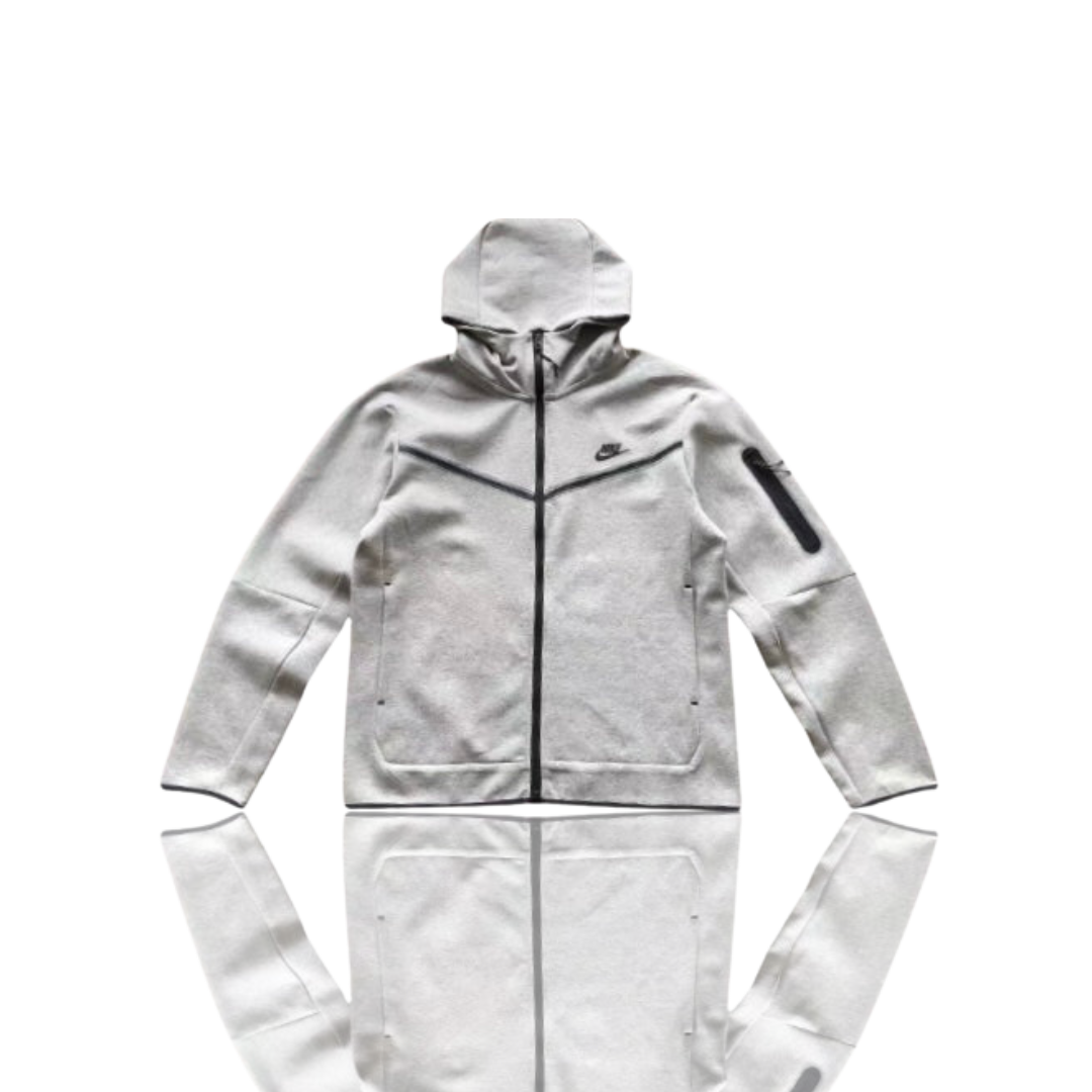Nike Grey Tech Fleece Zip Up Hoodie