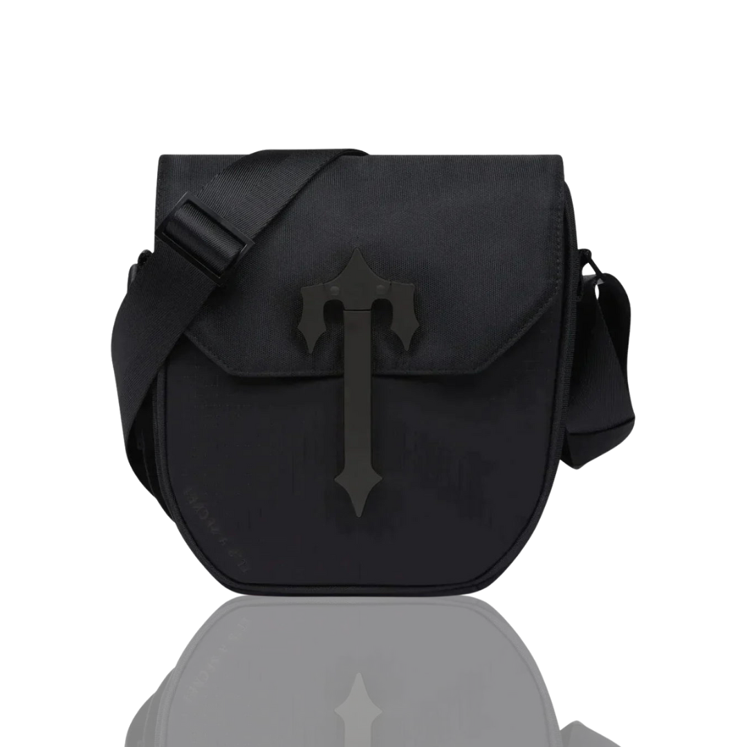 Trapstar Black & Black Cobra T Messenger Bag